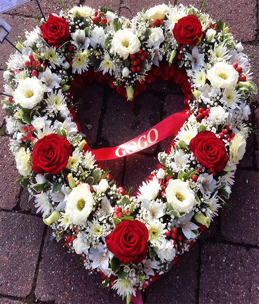 Personalised Open Heart Funeral Tribute 2