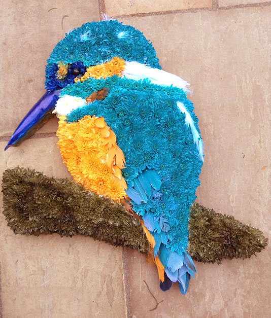 Bespoke Floral Tribute - King Fisher