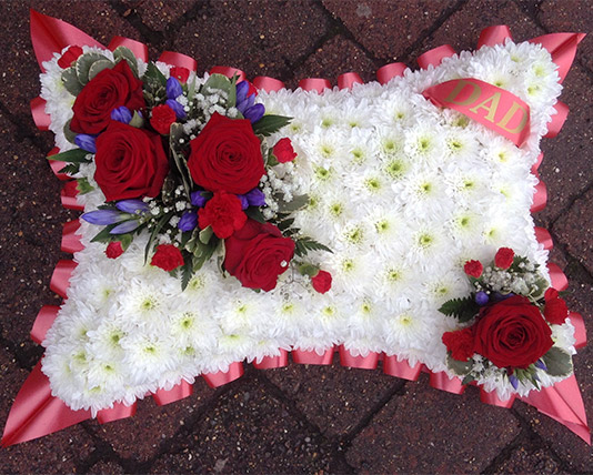 Personalised Floral Pillow 1