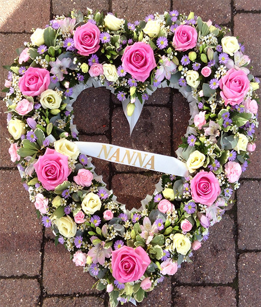 Personalised Open Heart Funeral Tribute 3