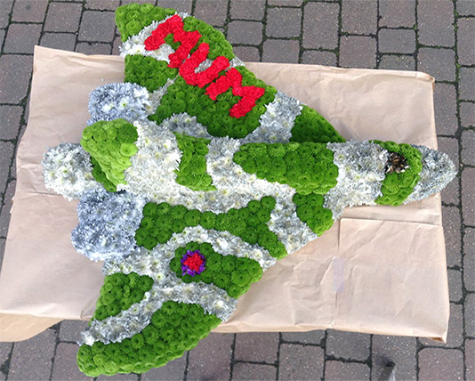 Plane Bespoke Funeral Tribute