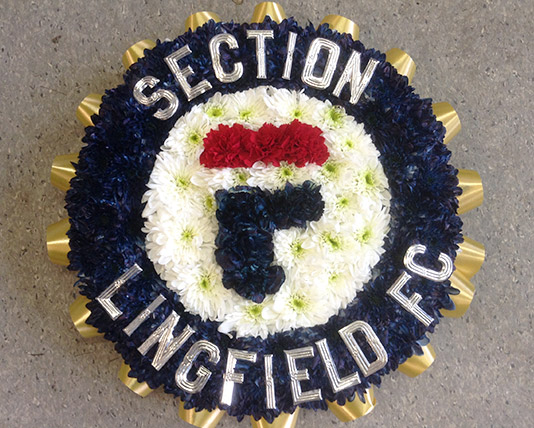 Football Funeral Tribute