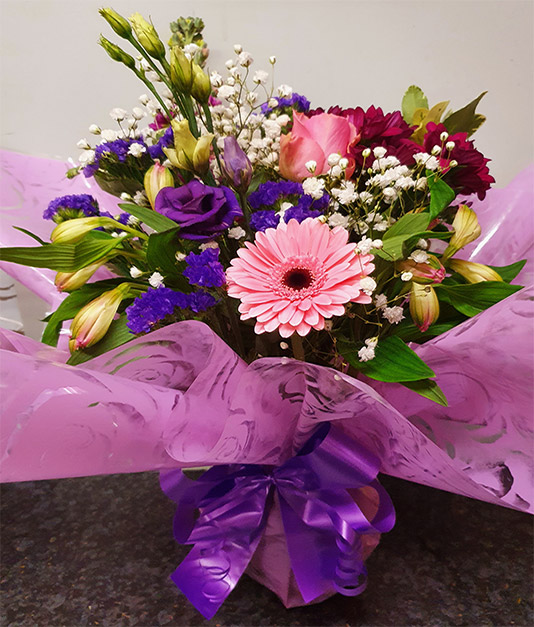 Mothersday Flowers - Hand Tied Mix